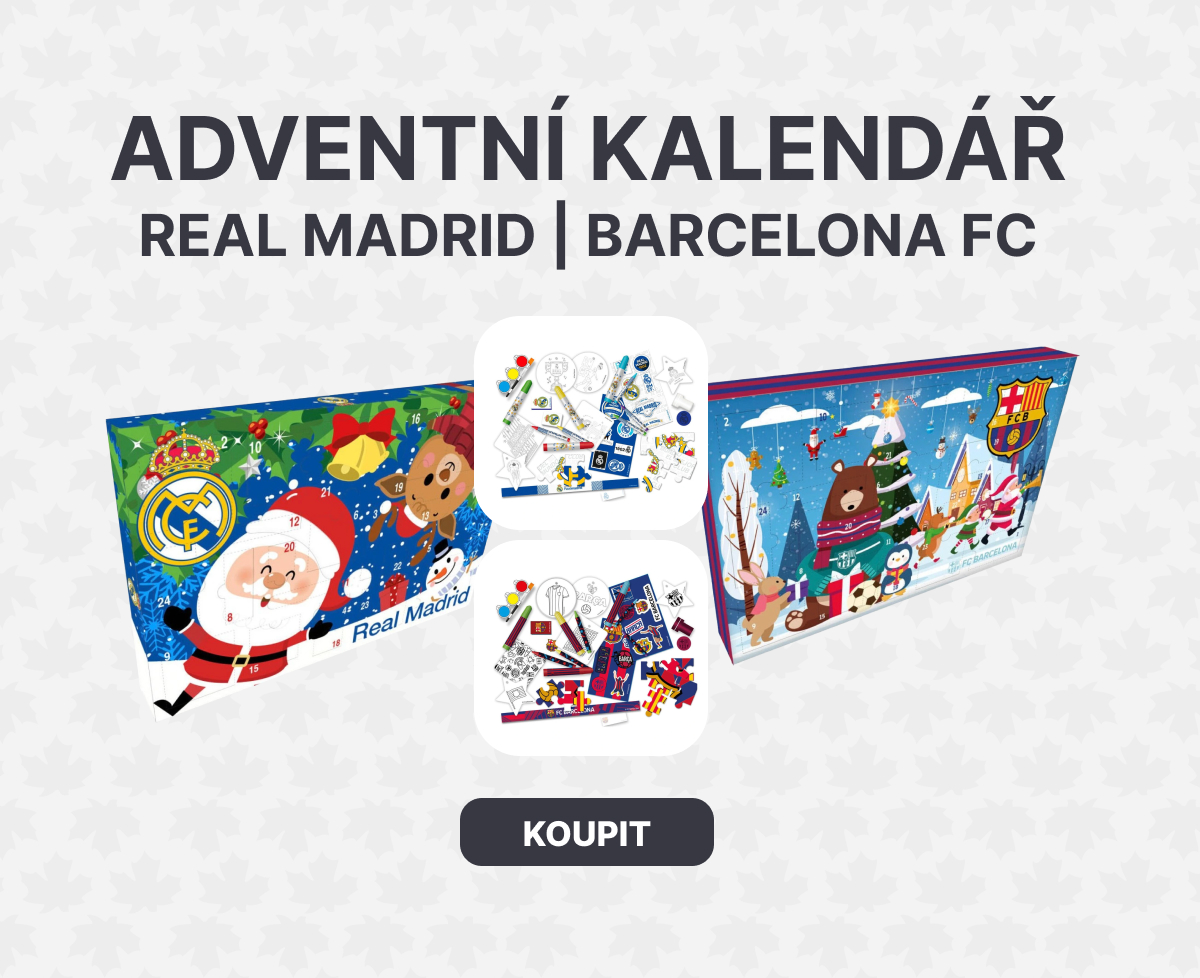 Adventní kalendář REAL MADRID _ BARCELONA FC
